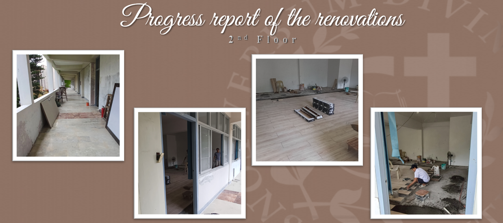 Progress report of the renovations (2nd Floor)